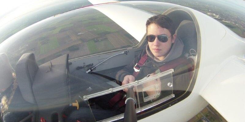 Der Künstler bei der Arbeit